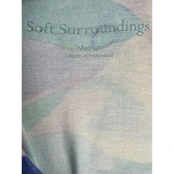 NEW Soft Surroundings Stella Maxi Dress MEDIUM 10 12 Coastal Resortwear Vacation - Picture 11 of 12